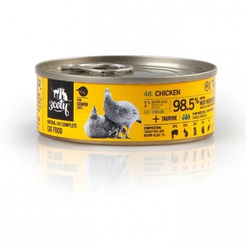 3COTY Chicken with spirulina Senior - wet cat food - 80g