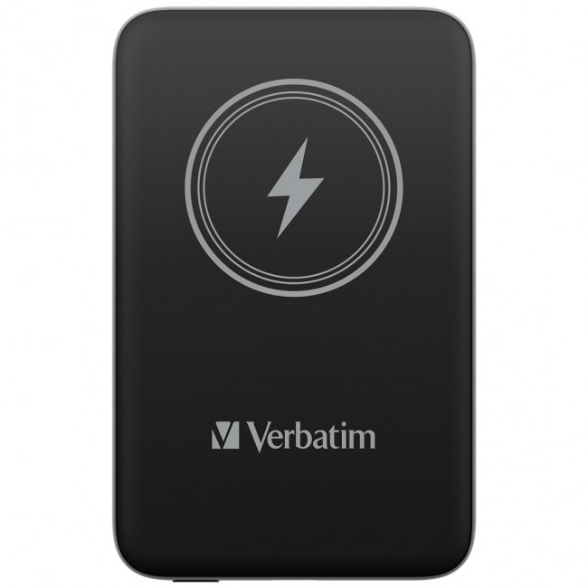 Verbatim Charge 'n' Go Magnetic Wireless Power Bank 10000mAh Black Verbatim Charge 'n' Go Magnetic Wireless Power Bank 10000mAh Black
