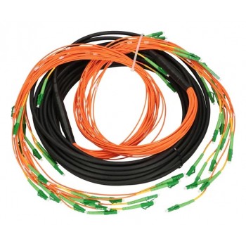 Extralink MP1 InfiniBand/fibre optic cable 25 m LC APC LC/APC Black, Green, Orange