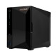 Asustor DRIVESTOR 2 Pro Gen2 AS3302T v2 NAS Realtek RTD1619B 2 GB DDR4 ADM Black