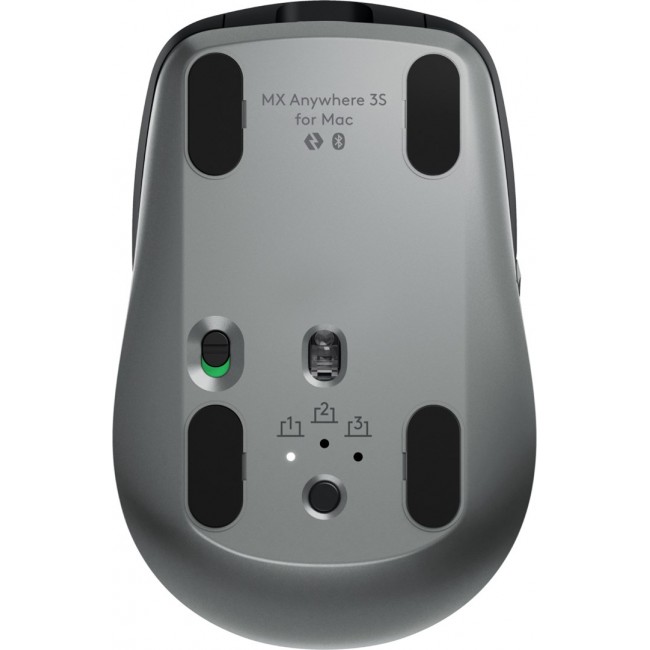 Logitech MX Anywhere 3S for Mac mouse Office Right-hand RF Wireless + Bluetooth Laser 8000 DPI