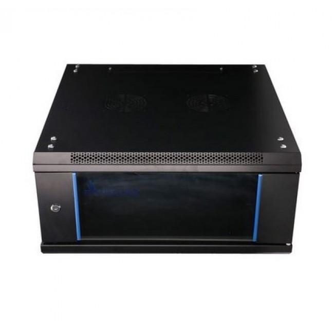 Extralink Rackmount cabinet 4U 600x600 Black wall mounted