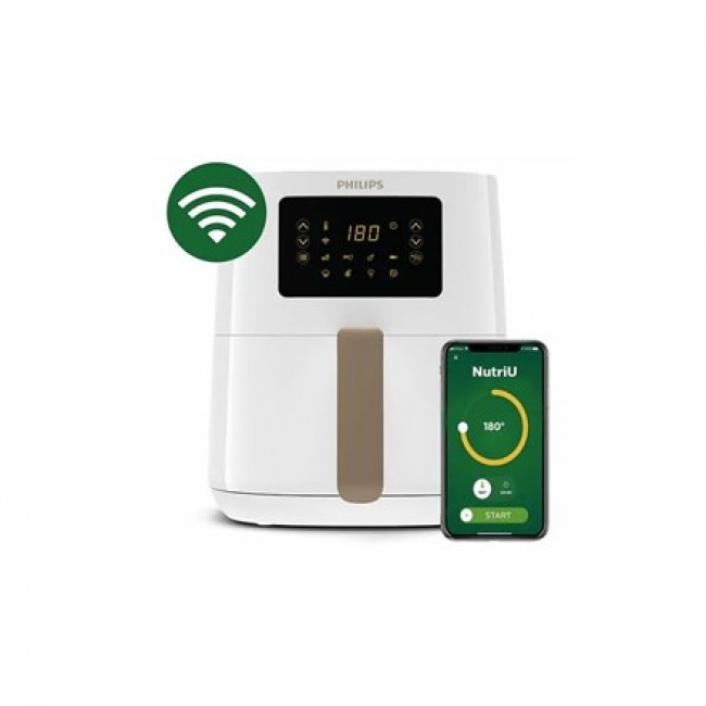 Philips 5000 series HD9255/30 fryer Single 4.1 L Stand-alone 1400 W Hot air fryer Gold, White Philips 5000 series HD9255/30 fryer Single 4.1 L Stand-alone 1400 W Hot air fryer Gold, White
