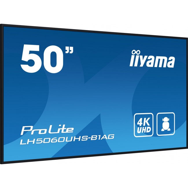 iiyama LH5060UHS-B1AG Signage Display Digital A-board 125.7 cm (49.5
