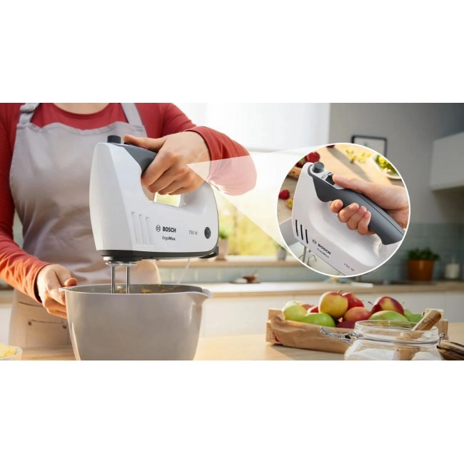 Bosch MFQ37400 mixer Hand mixer 750 W Grey, White