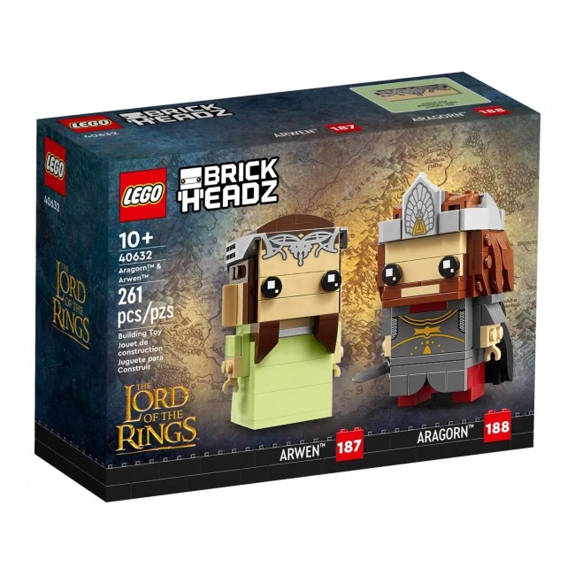 LEGO BRICKHEADZ 40632 Aragorn and Arwen