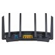Synology RT6600ax Router WiFi6 1xWAN 3xGbE 1x2.5Gb wireless router Tri-band (2.4 GHz / 5 GHz / 5 GHz) Black