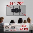 Maclean MC-781 TV mount 177.8 cm (70