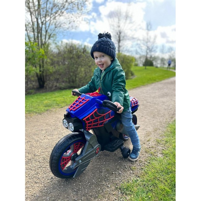 Children's electric ride-on Spider-Man Huffy motorbike 17345W Children's electric ride-on Spider-Man Huffy motorbike 17345W