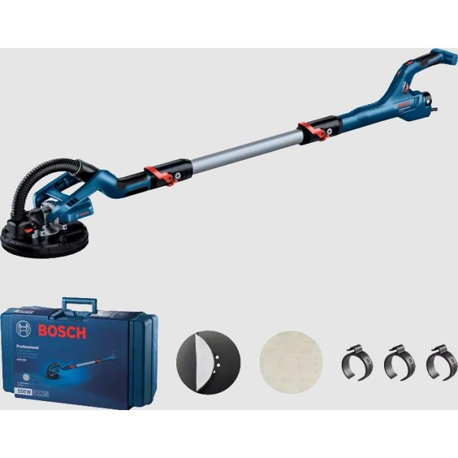 Bosch 500 Series GTR 550 Drywall sander 910 RPM Black, Blue, White 500 W Bosch 500 Series GTR 550 Drywall sander 910 RPM Black, Blue, White 500 W
