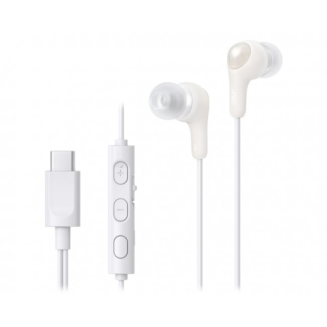 JVC HA-FR9UC Headset Wired In-ear Calls/Music USB Type-C White JVC HA-FR9UC Headset Wired In-ear Calls/Music USB Type-C White
