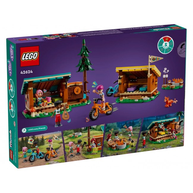 Blocks LEGO FRIENDS 42624 Adventure Camp Cozy Cabins Blocks LEGO FRIENDS 42624 Adventure Camp Cozy Cabins