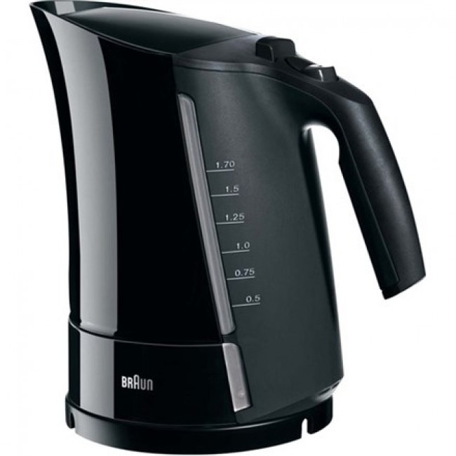 Braun WK 300 electric kettle 1.6 L 2200 W Black Braun WK 300 electric kettle 1.6 L 2200 W Black