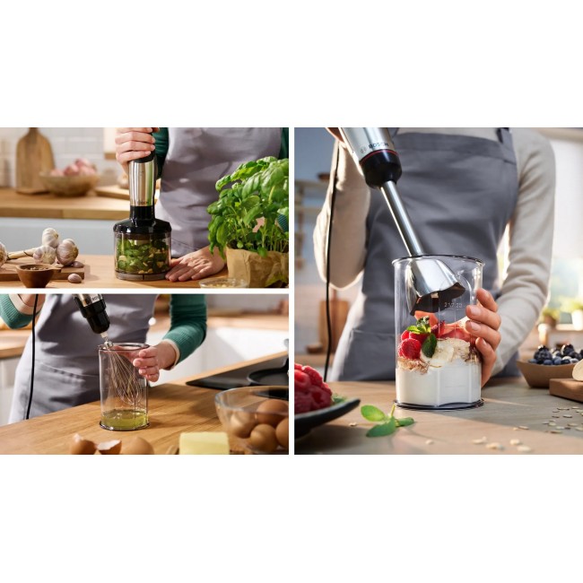 Bosch Serie 6 MSM6M621 blender 0.5 L Immersion blender 1000 W Black, Stainless steel Bosch Serie 6 MSM6M621 blender 0.5 L Immersion blender 1000 W Black, Stainless steel