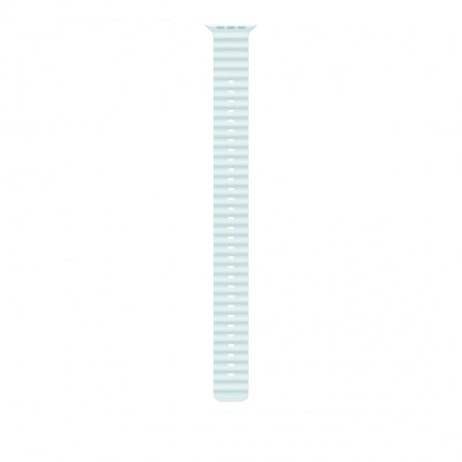 Apple 49mm Ice Blue Ocean Band Extension - Natural Titanium Finish
