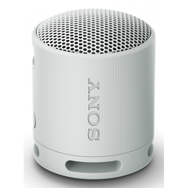 Sony SRS-XB100 - Wireless Bluetooth Portable Speaker, Durable IP67 Waterproof & Dustproof, 16 Hour Battery, Eco, Outdoor and Travel in Light Grey