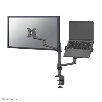 Neomounts DS20-425BL2 Monitor arm with laptop holder 17-27