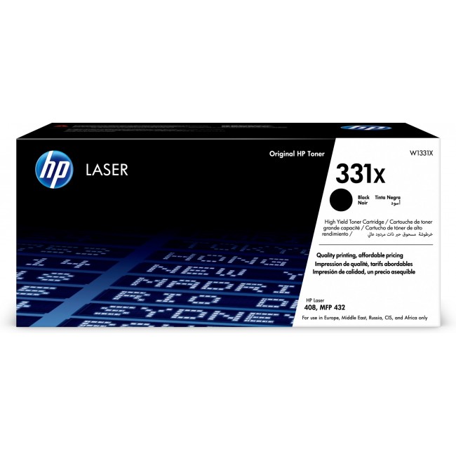 HP 331X Toner Cartridge Capacity HP 331X Toner Cartridge Capacity