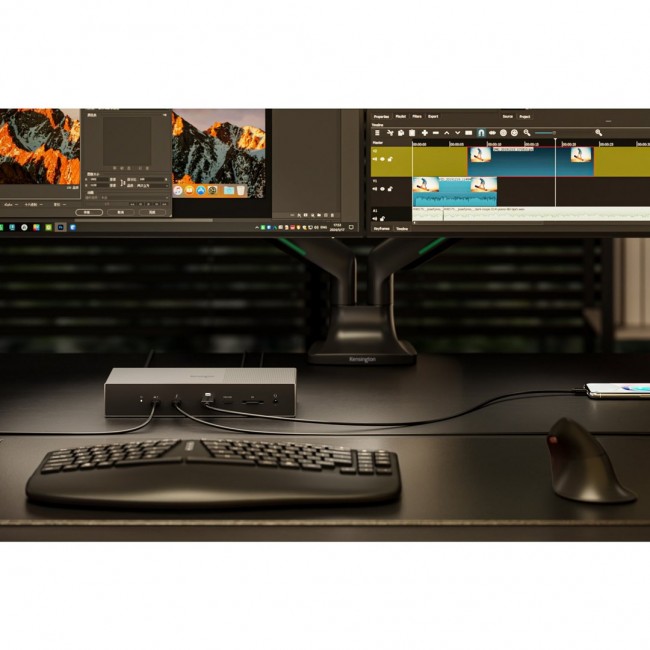 Kensington SD5000T5 EQ Thunderbolt 5 Triple 4K Docking Station with 140W PD - Windows/macOS