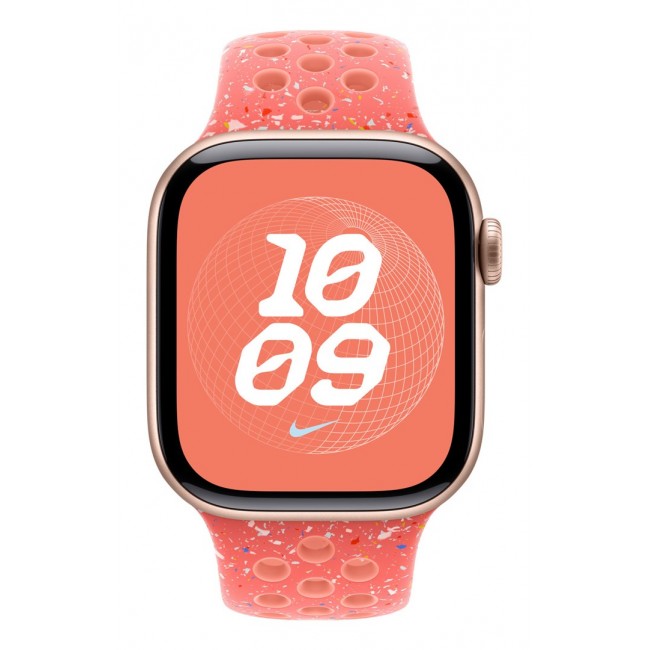 Apple MC2K4ZM/A smart wearable accessory Band Orange Fluoroelastomer