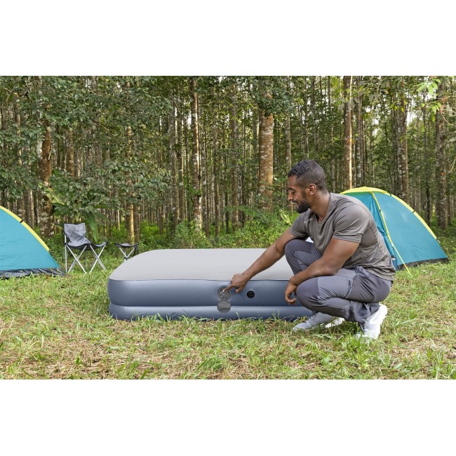 Bestway Tritech Air Mattress Queen with Rechargeable Pump 2.03 m x 1.52 m x 36 cm