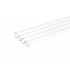 Alphacool Ice Tube 13/10mm Hard-Tube Acrylic (PMMA) - clear, 80cm (set of 4)
