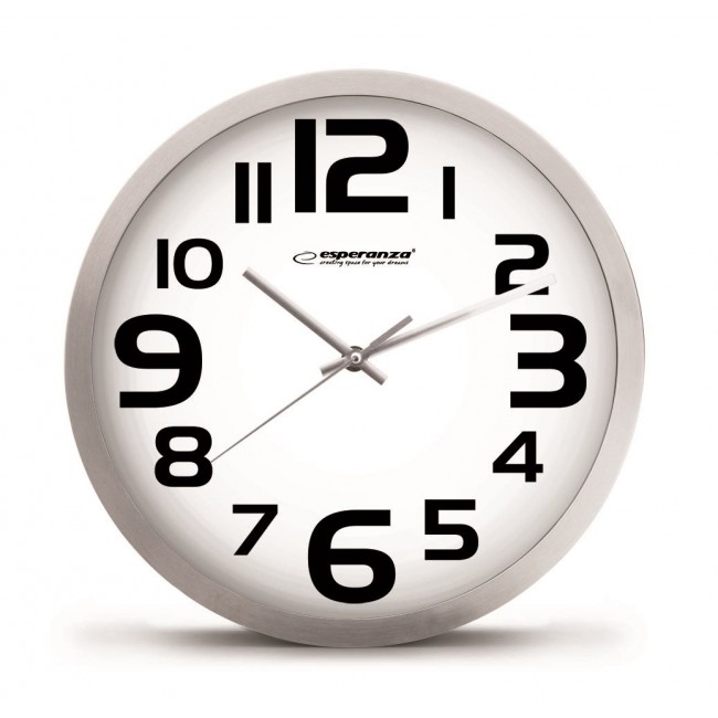 Esperanza EHC013K Wall Clock - Zurich - Black Quartz clock Oval Black, White Esperanza EHC013K Wall Clock - Zurich - Black Quartz clock Oval Black, White