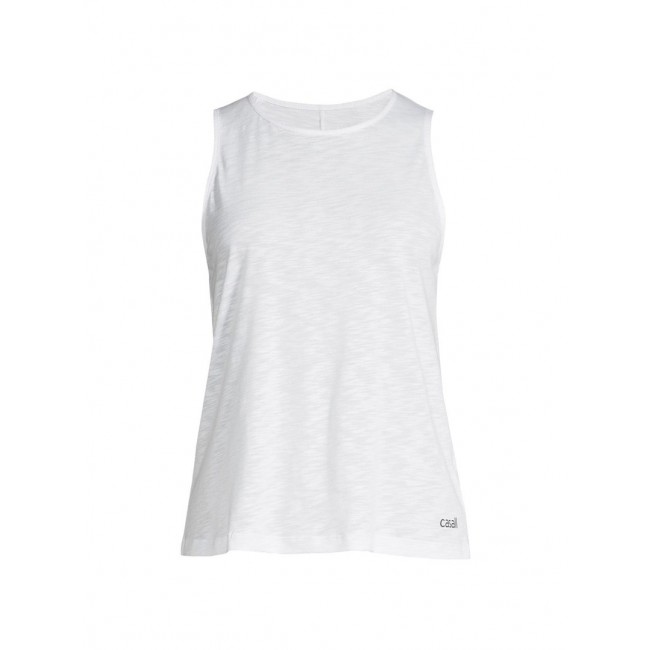 Koszulka treningowa CASALL Soft Texture Tank bia y - 42