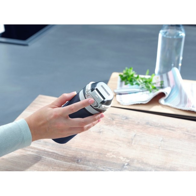 Leifheit 03247 travel mug 350 ml Black, Blue Stainless steel