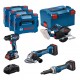 Bosch Combi-kit 4 outils 18V Battery Bosch Combi-kit 4 outils 18V Battery