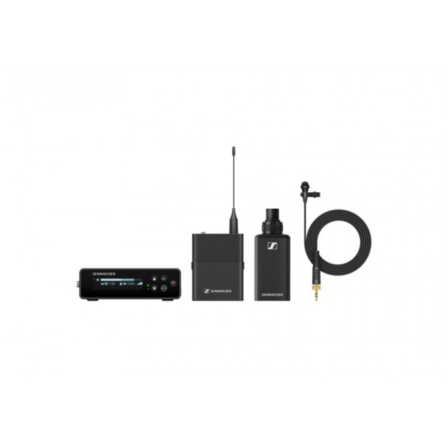 Sennheiser EW-DP ENG SET (R1-6) - camera set with plug-on transmitter and miniature transmitter with ME 2 microphone, 520 576 MHz