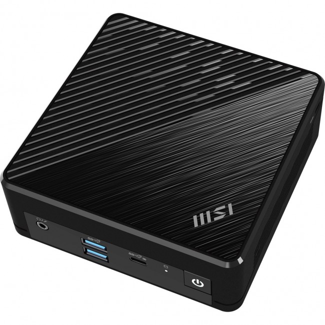 MSI Cubi N ADL S-254AT Intel N N200 4 GB DDR4-SDRAM 128 GB SSD Windows 11 Pro Mini PC Black