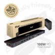 CLUB3D USB Type C 3.2 Gen1 Triple Display Dynamic PD Charging Dock 100W PD Power charger CLUB3D USB Type C 3.2 Gen1 Triple Display Dynamic PD Charging Dock 100W PD Power charger