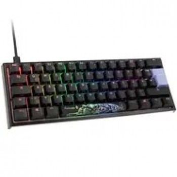 Ducky One 2 Pro Mini Gaming Tastatur, RGB LED - Cherry Silver
