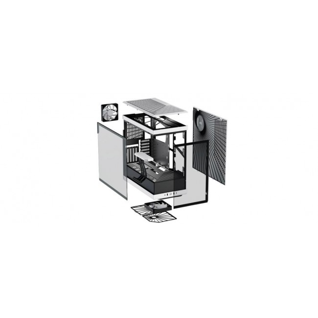 HYTE Y40 Midi Tower Black, White