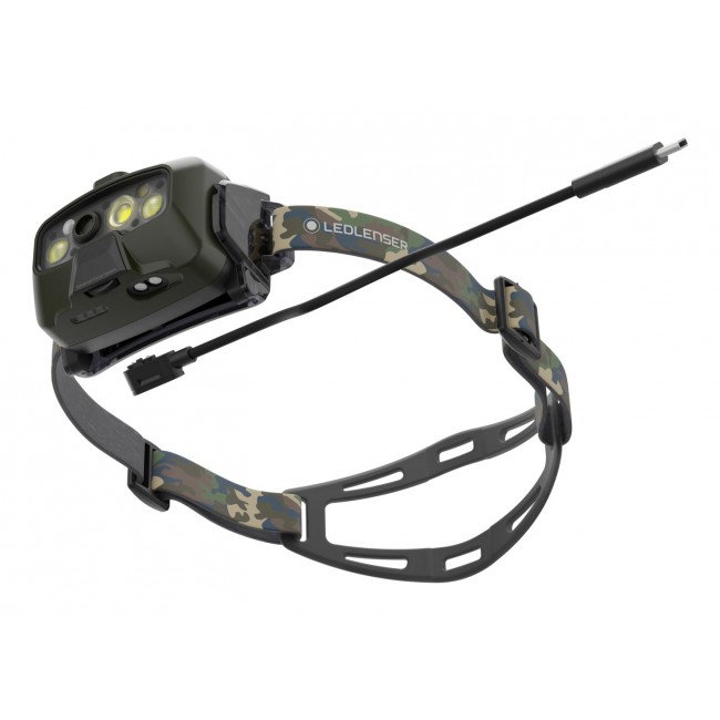 Ledlenser HF8R Core RGB Camouflage - Headband flashlight LED, green
