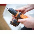 Black & Decker BDCDD12-QW drill Keyless Black, Orange