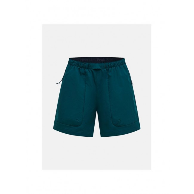Szorty damskie PEAK PERFORMANCE W Outdoor Cargo Shorts kolor zielony - M
