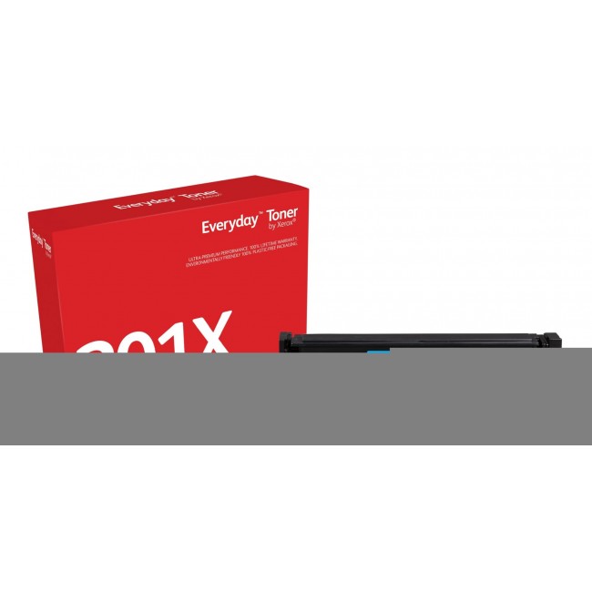 Everyday Cyan Toner by Xerox compatible with HP 201X (CF401X), High capacity