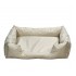 GO GIFT Cube beige XXL - pet bed - 90 x 63 x 16 cm