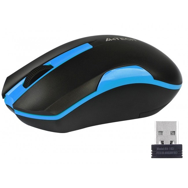 A4Tech G3-200N mouse Ambidextrous RF Wireless Optical 1000 DPI