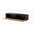 Cama TV stand VIGO 140 30/140/40 black/wotan oak