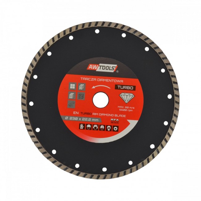 AWTOOLS DIAMOND BLADE 350x32-25,4-22,2 / TURBO