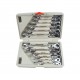 FLAT WRENCH SET 12pcs.8-19 SILVER-CASE