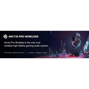 Steelseries Arct s Pro Headset Wired & Wireless Head-band Gaming Bluetooth Black