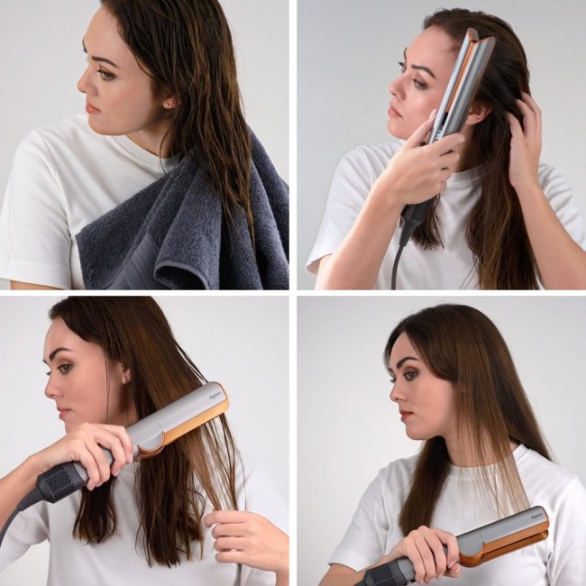 Dyson Airstrait Straightening iron Steam Pink, Rose gold 1600 W 1.98 m Dyson Airstrait Straightening iron Steam Pink, Rose gold 1600 W 1.98 m