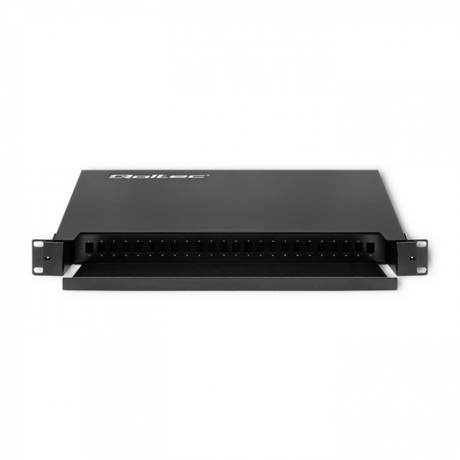 Qoltec 54480 Fiber optic switch board on sliding ODF rail | 24 ports | SC / SX Qoltec 54480 Fiber optic switch board on sliding ODF rail | 24 ports | SC / SX
