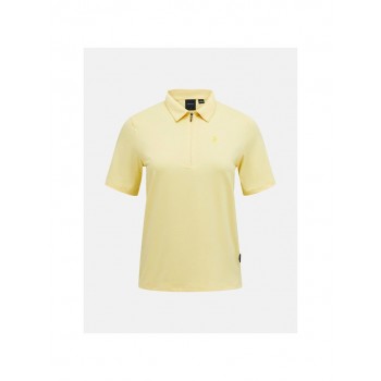 Shirt PEAK PERFORMANCE W Comfort Zip Polo Yellow