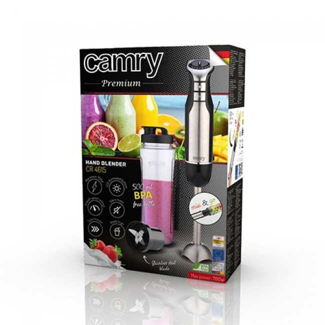 Camry CR 4615 blender Immersion blender Black,Stainless steel 700 W Camry CR 4615 blender Immersion blender Black,Stainless steel 700 W