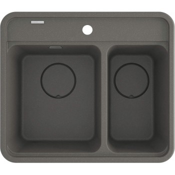 Granite sink 1.5-bowl